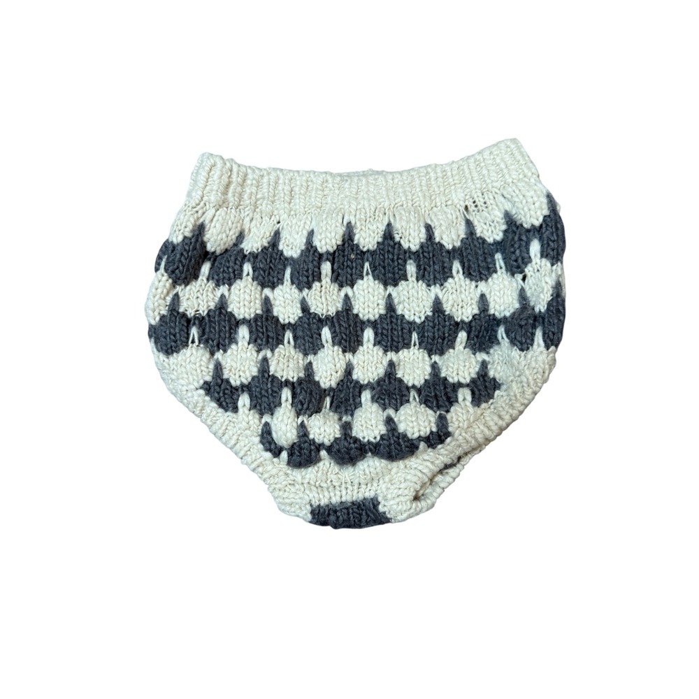 NWOT Rylee + Cru Baby Sweater Bloomer Slate‎ Stripe  Size 18-24 Mo. Girl Warm
